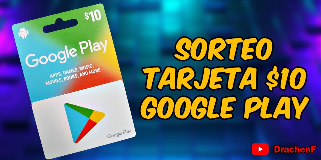 DrachenF_'s tweet image. Sorteo de Tarjeta de $10 de Google play,

Requisitos: 

- Seguir a @TjValdemar 
- Suscribirse a mi canal y activar la campanita 🛎️: youtube.com/DrachenF   
- Seguirme 😁

- Dar RT 🔁 y ❤️

Ganador: Domingo 27 de enero.