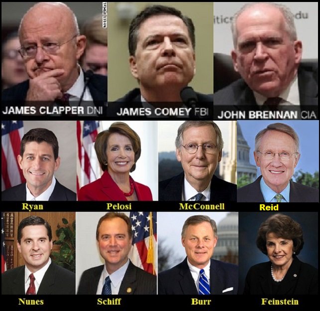 Note CIA Director Brennan says "only those members of congress", meaning ONLY the gang-of-eight in 2016 were briefed by him. (Ryan, Pelosi, Nunes, Schiff, McConnell, Reid, Burr and Reid) ... and he did so "individually".