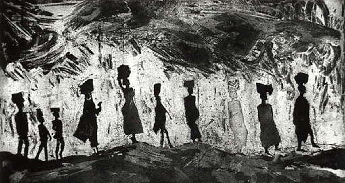 SKotsireas's tweet photo. "THE REFUGES"
Created in 1987. Still so contemporary.
Build bridges have compassion, humanity.
Not bloody walls, protectionism, isolation.
No wall stands the test of time, you fools.
Hasn’t history taught you any lessons? 
#refuges #history #bridge #comassion #humanity #time https://t.co/vsedr4kDQO