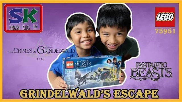 The #grindewaldescape @lego set has the coolest wands! Watch our #unboxing video
.
.
youtu.be/EIqKG78kC6c
.
.
#youtubers #youtubekidschannel #youtubekids #youtuber #youtuberkids #kidyoutuber #kidfluencer #kidschannel #kidsunboxing #kidsofinstagram #k… bit.ly/2AG76ms