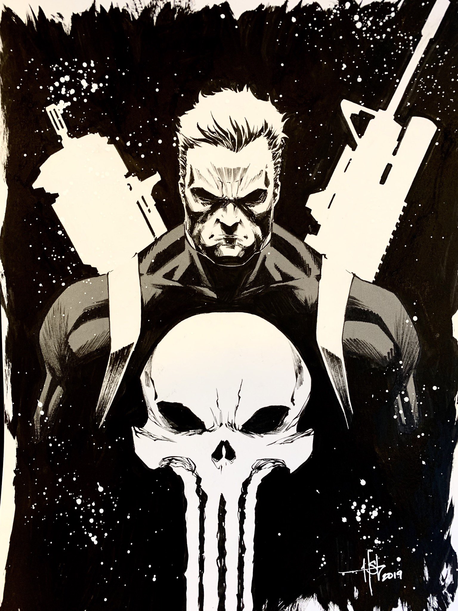 絵画 PUNISHER The Punisher by EinherjarArt on DeviantArt