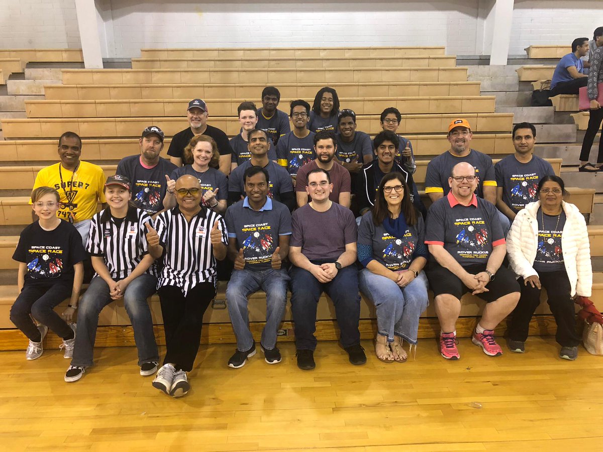 A big thank you to all the volunteers, teams, parents, mentors, supporters and sponsors for making the Space Coast Space Race a Fantastic event!
#ftcrobotics #omgrobots #morethanrobots #FLFTCRocks #FLFTC #RoverRuckus #FTC #FIRST <a href="/FIRSTweets/">FIRST</a> <a href="/FLFTC/">Florida FTC</a> <a href="/firstlikeagirl/">FIRSTLikeAGirl</a> #SpaceCoastFTC