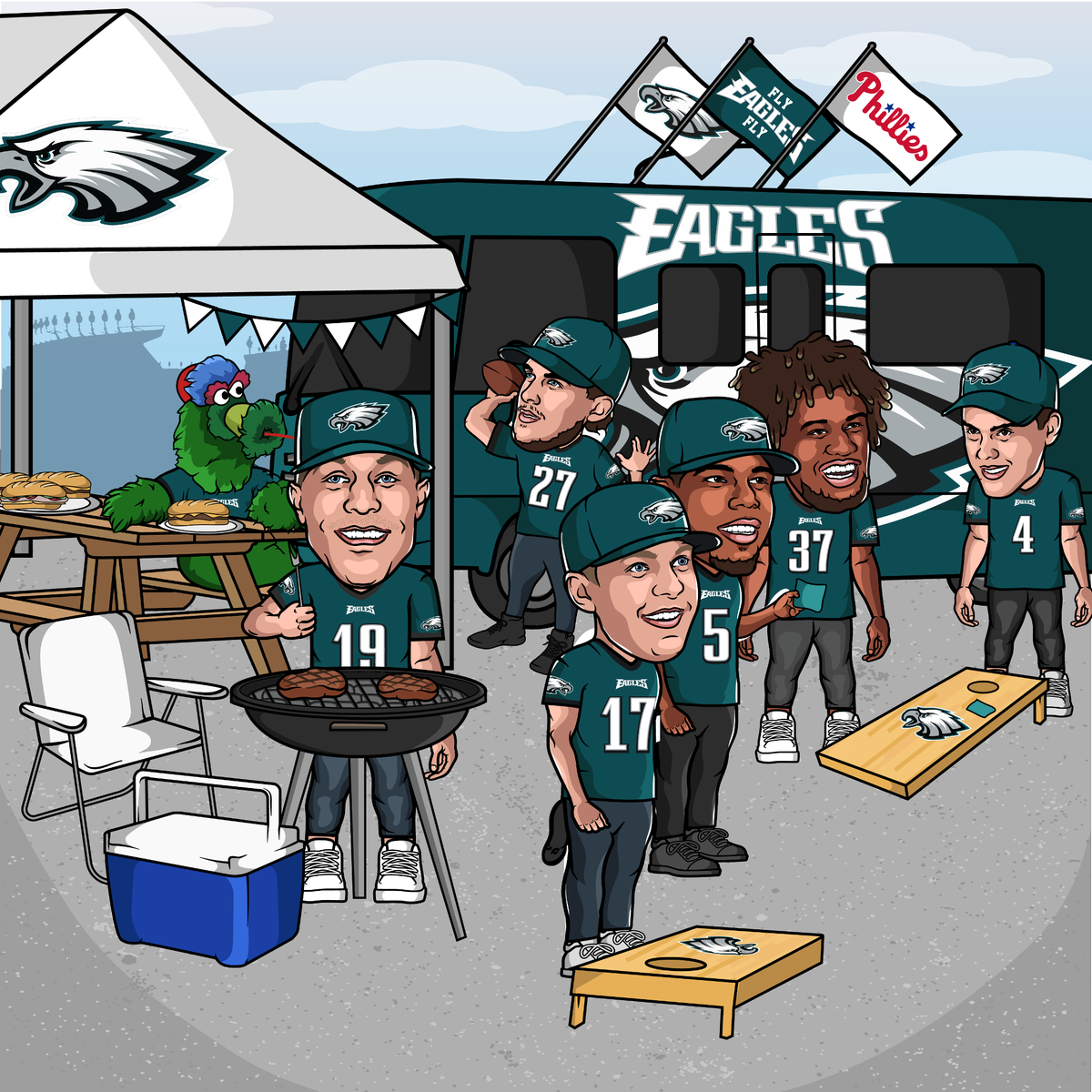 Counting down to kickoff ...
Take care of business today, @Eagles! #FlyEaglesFly