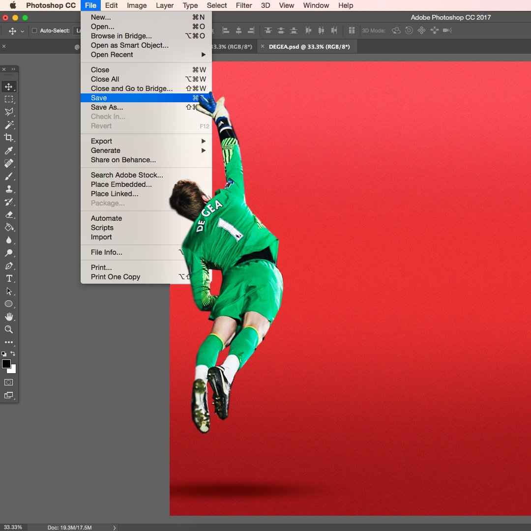 EmilioSansolini's tweet image. I did a #DeGea edit and he saved it.
