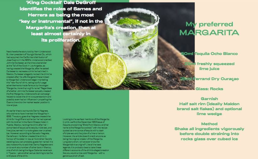 OCHO Tequila (@ochotequila) on Twitter photo Ever wondered where the Margarita originated? Our brand ambassador Jesse Estes features in <a href="/distilleduk/">DistilledUK</a> magazine explaining the history behind the classic cocktail and give us a tasty Ocho margarita recipe Ever wondered where the Margarita originated? Our brand ambassador Jesse Estes features in <a href="/distilleduk/">DistilledUK</a> magazine explaining the history behind the classic cocktail and give us a tasty Ocho margarita recipe