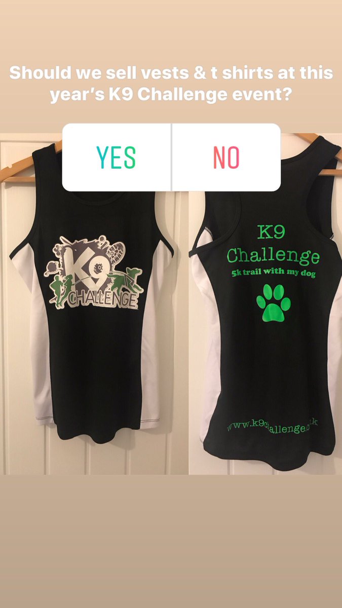 K9challenge1's tweet photo. Should we sell t shirts at this year’s event? #ukrunchat #running #merchandise #racetee https://t.co/0m9WylP5iI