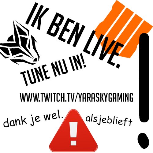YaraskyGaming's tweet photo. Op dit moment ben ik live met #BlackOps4, tune gezellig in bij de livestream! :D

https://t.co/i2XlM6Y888 https://t.co/42hb919MLt