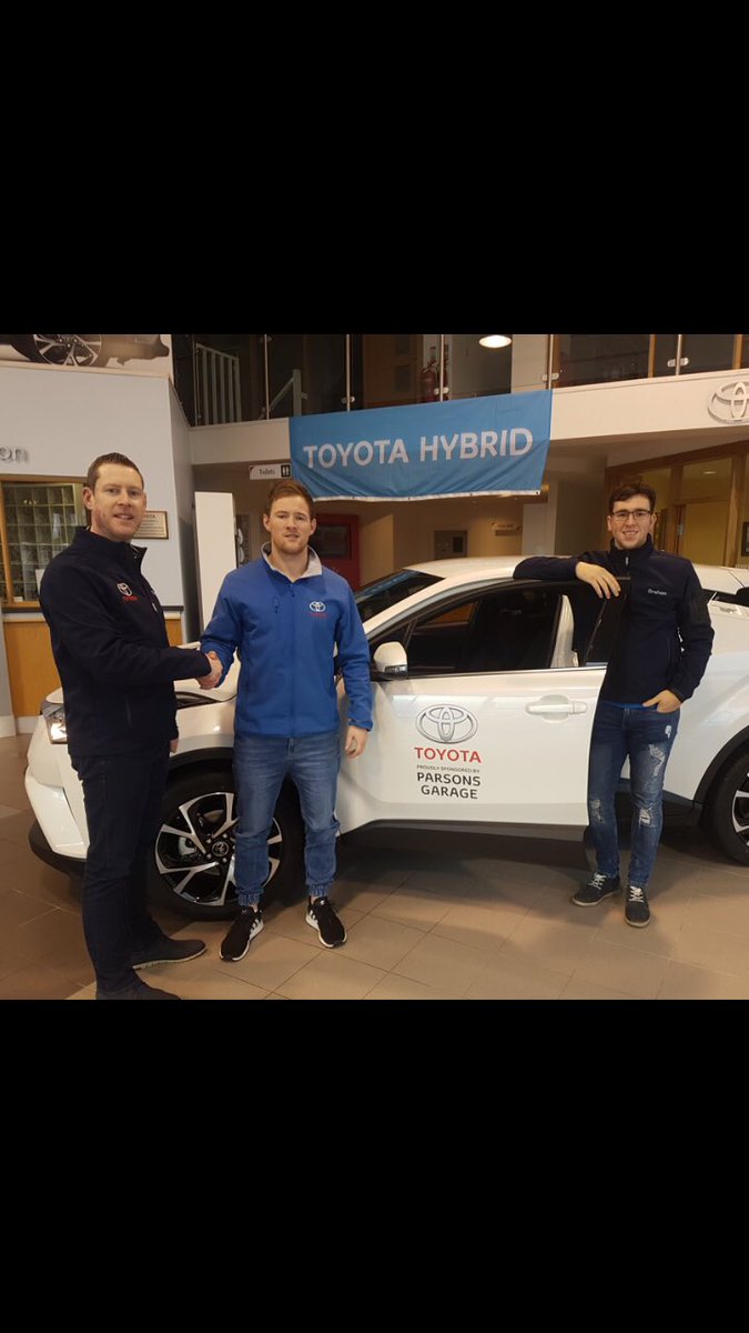 Great to team up with <a href="/ParsonsToyota/">Parsons Garage Ltd</a> looking forward to working with them this year 🚘