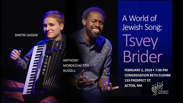 cbeacton's tweet photo. Come see Tsvey Brider @mordkhetzvi @dmitrig01 Live, Feb 2nd it is just around the corner. Get your tickets now before we sell out. #yiddish #jewish #liveconcert Click here: https://t.co/QPDzQrJrVm https://t.co/89aIYOxpy6