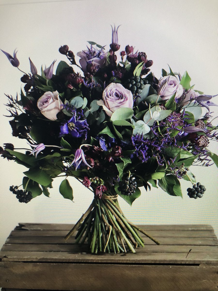 Enjoying these beautiful bouquets