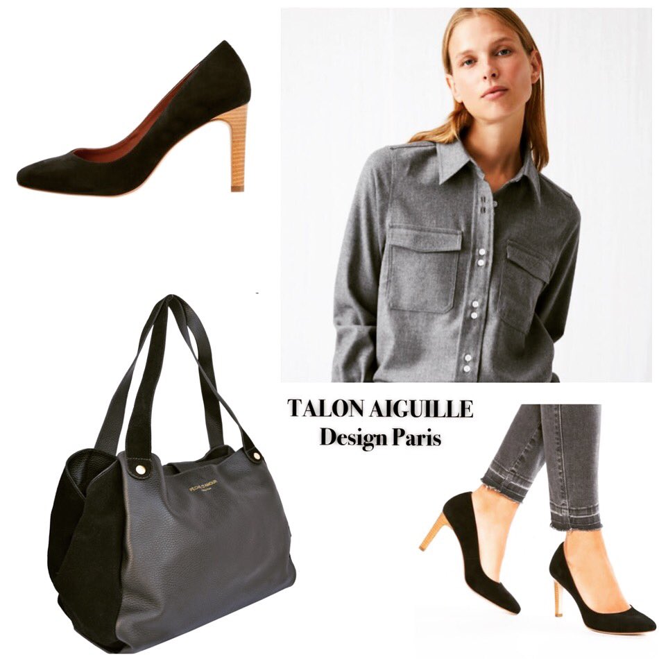 Each day is a page in your fashion story! ✨🖤. #weekendstyle #sundayvibes #talonaiguille #péchédamour #designparis #parisinspiration #itshoes #shoeslover #pumps #classystyle #itbags #bagslover #quality #confort #leather #elegance #parisiennestyle #vivelaexperienciatalon #fashion