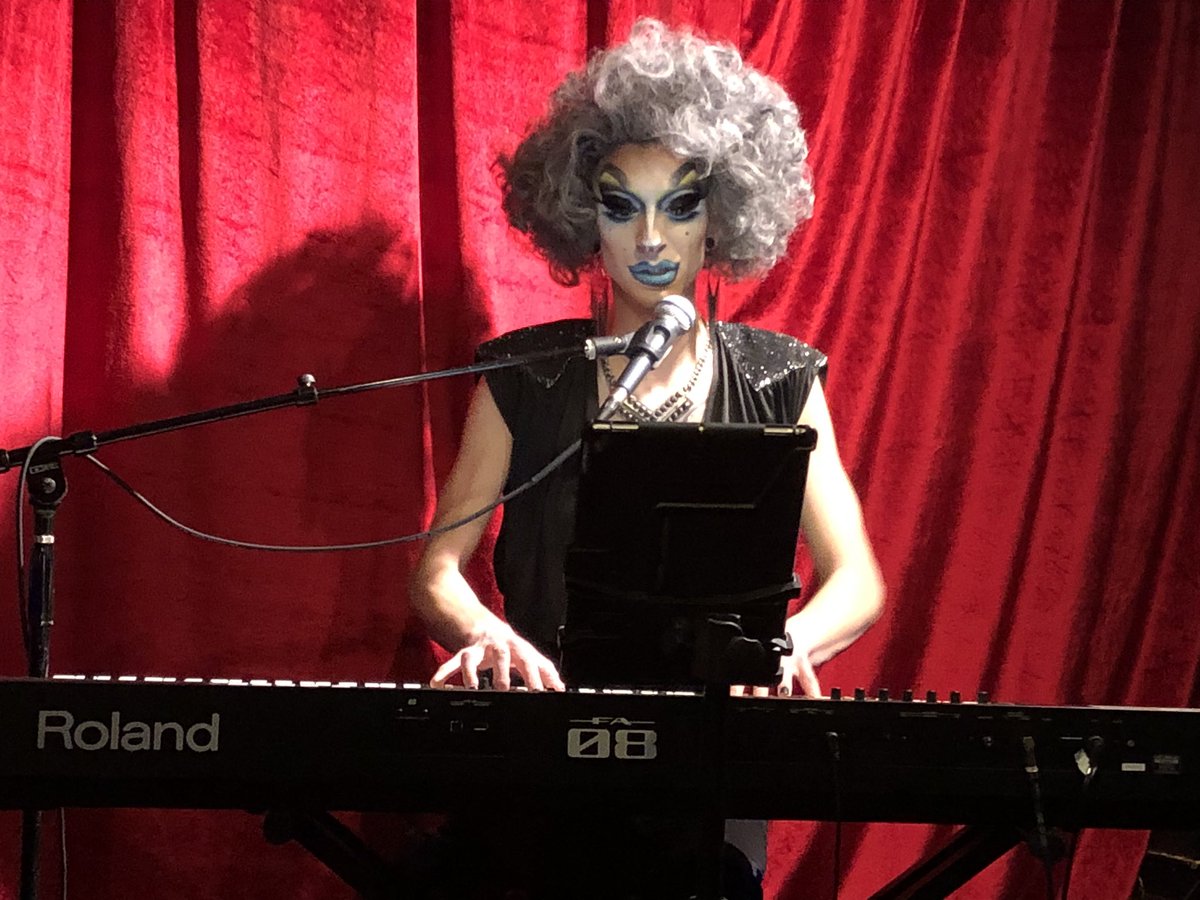 Last night was great fun the amazingly talented #saintsyndrome was a show stopper. Her next performance is 2/23 @ 9pm mark your calendars now #locallyowned #womenowned #pocowned #lgbtqowned #vryunq #heatherbruce #loveislove #allinclusive #yourcheers