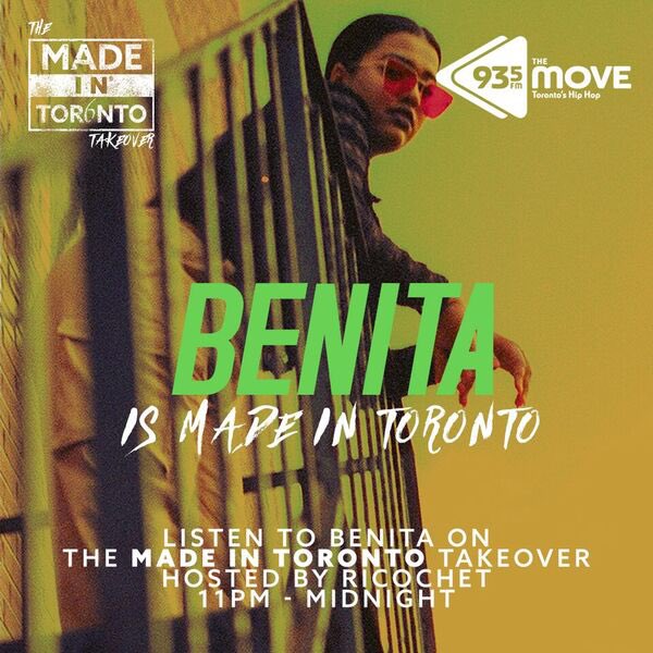 Yeooooo my fellow Torontonians, if you’re up tonight catch my debut single “Anything” on @935TheMoveTO #MadeInToronto Takeover from 11-12am tonight! 🖤 Hosted by @RicochetOnAir 🙌🏽