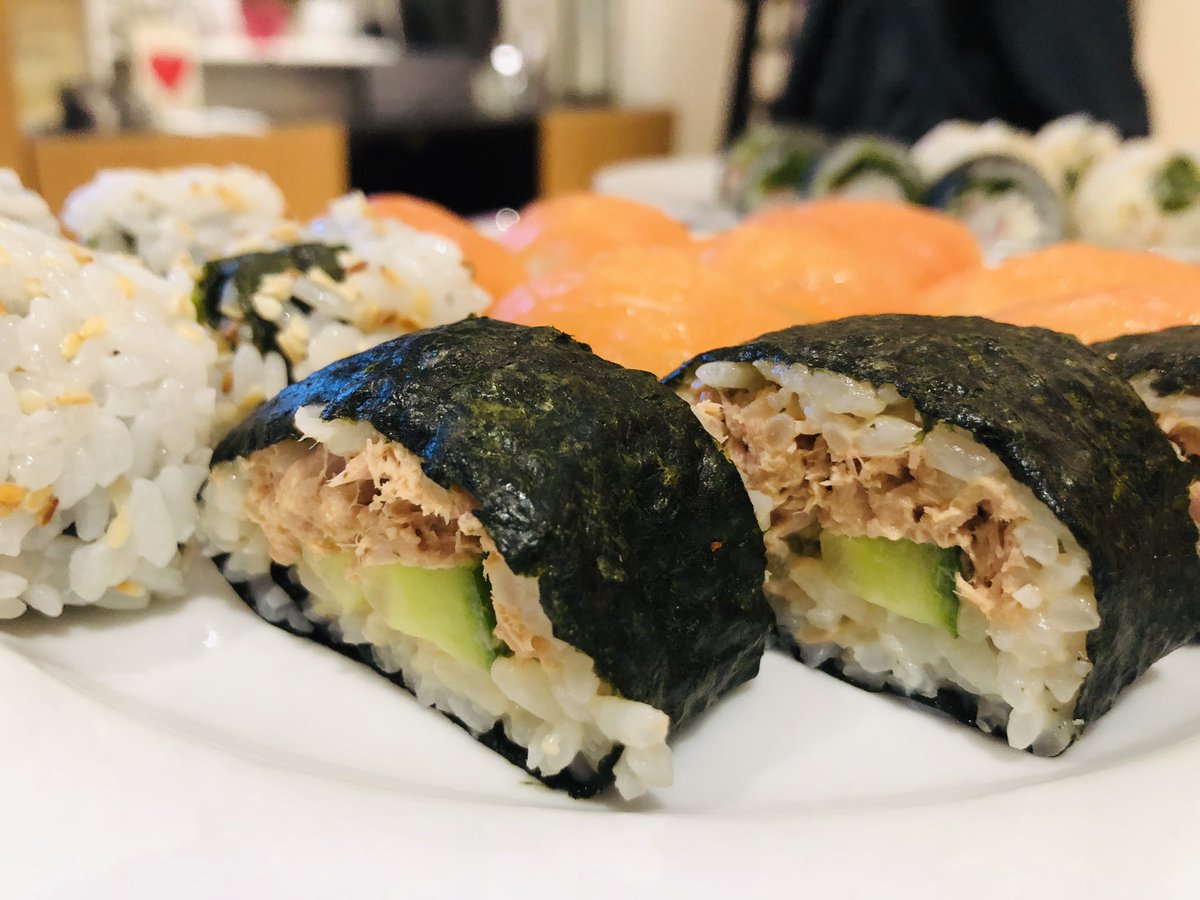 JonNutten's tweet photo. Home made Sushi 🍣🇯🇵 #TopGF https://t.co/WhJBb4fX61