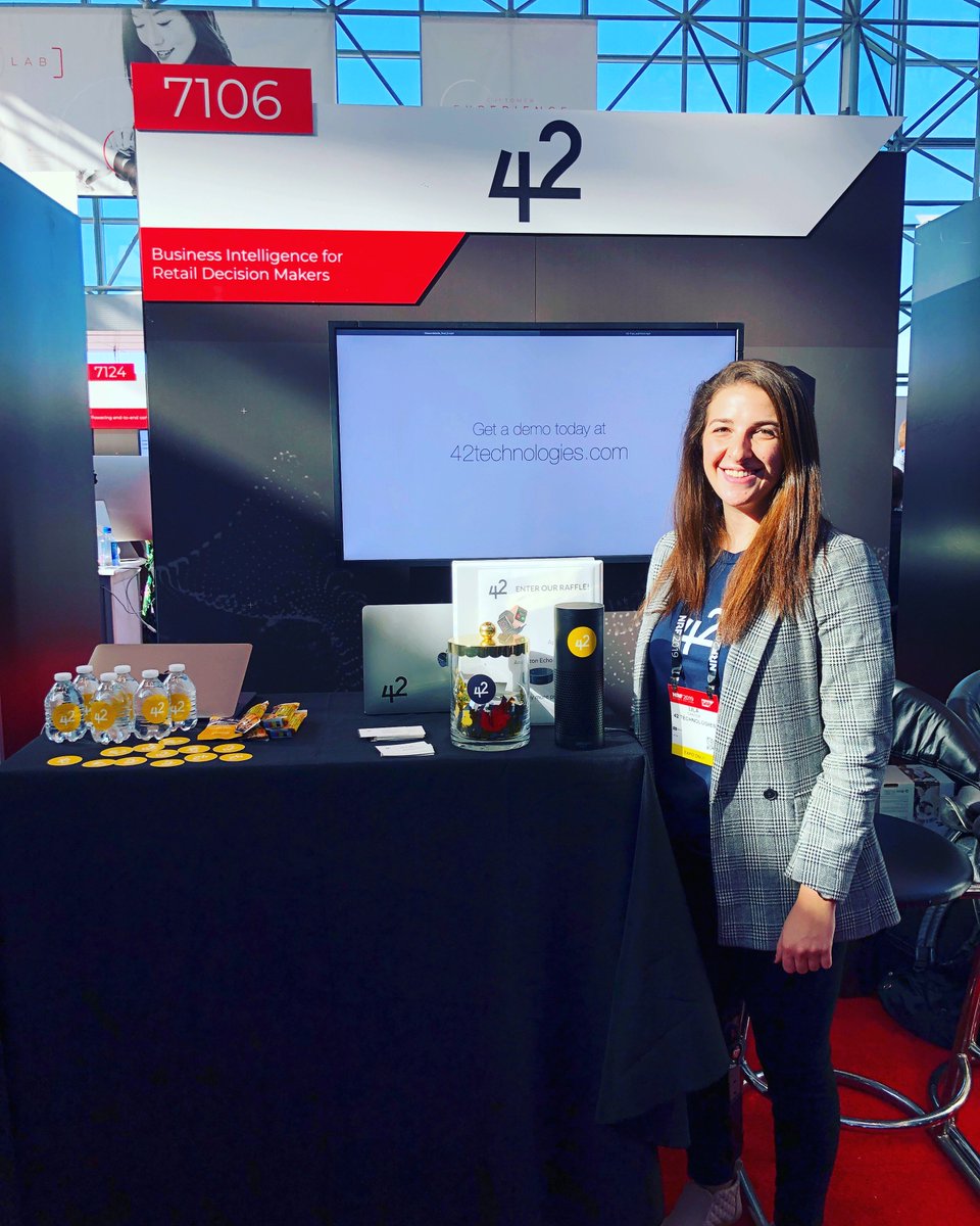 Find <a href="/42technologies/">42</a> at the Innovation Lab at #NRF2019 at Booth 7106! We'll be at the conference through Tuesday, and in NYC until Friday!