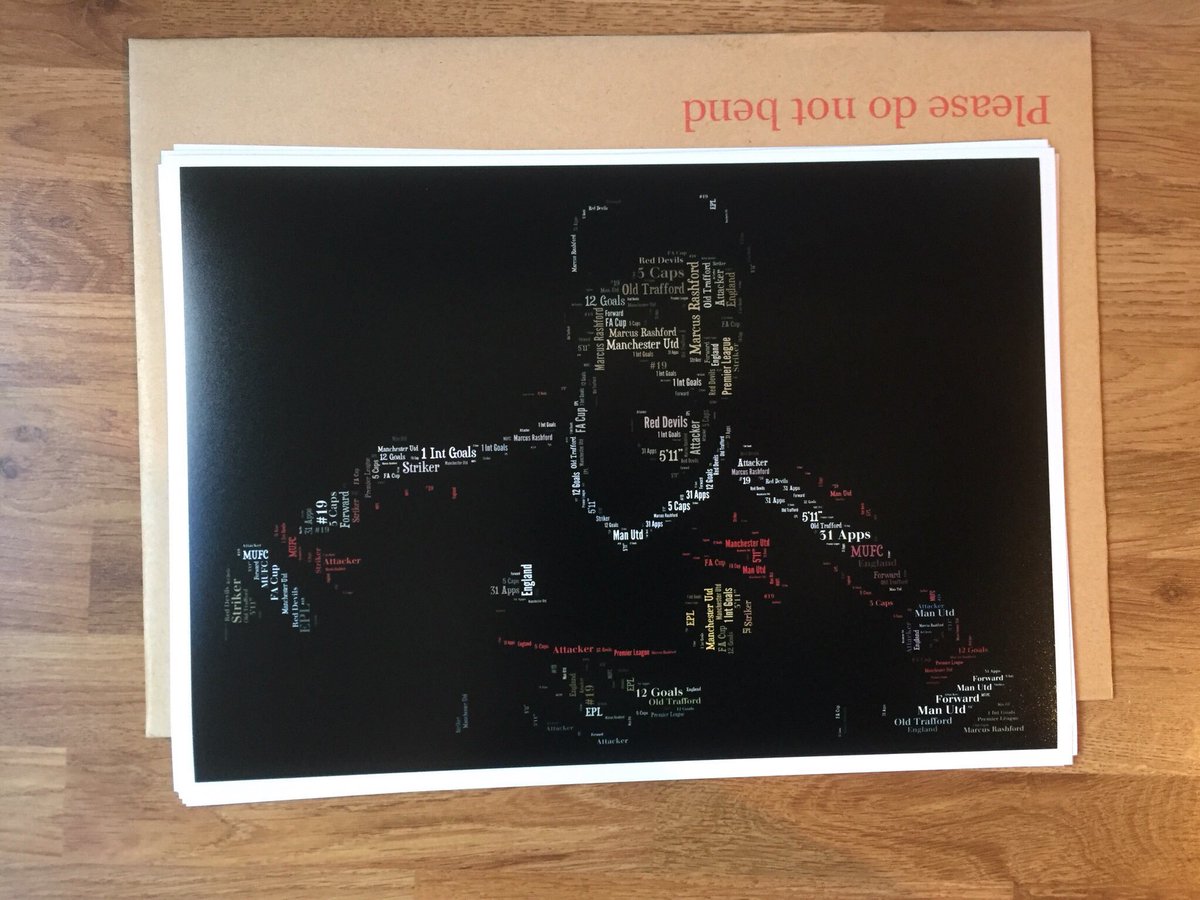 Tag a Man Utd fan.
I’m giving this #Rashford print to a follower at 11pm Monday night.
To enter just;
Retweet this &amp; **Follow me**. 
Nice one #ManUtd