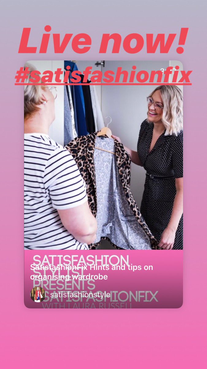 Looking to organise your wardrobe check out some stylist hints and tips 
instagram.com/tv/Bsll-zuAAWO…