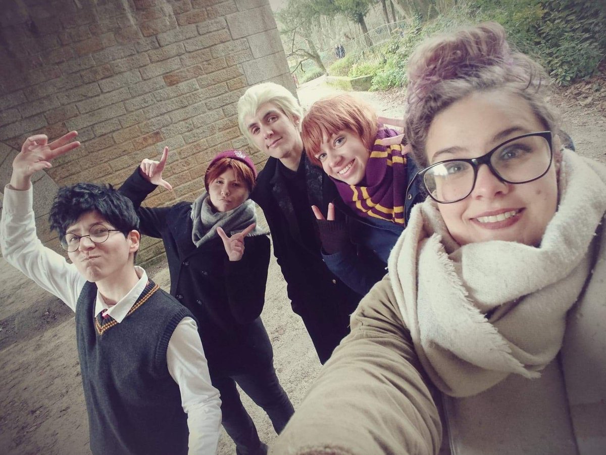 GhostFishProd's tweet photo. Today was the last filming day of our HP CMV! If everything goes well it should be out next weekend 💜 https://t.co/v4dpRRIZHt