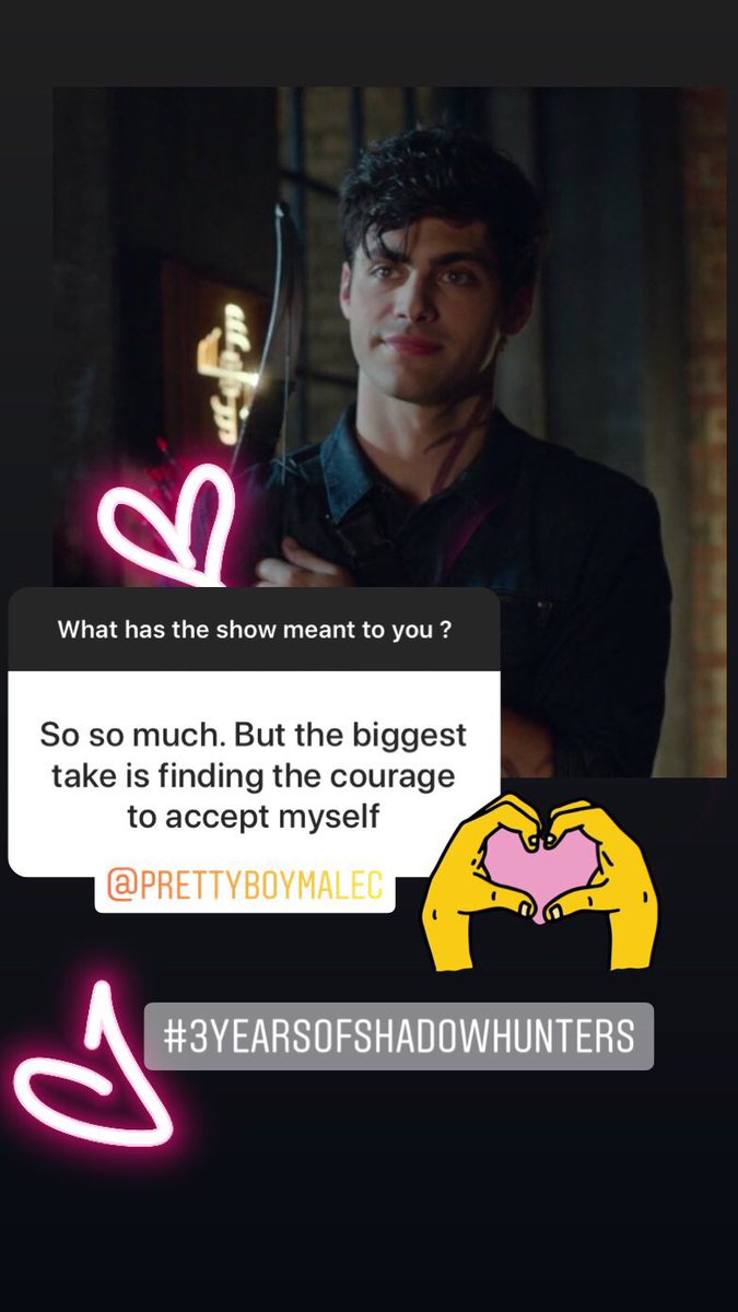 BasicShadowStuf's tweet photo. You guys are so sweet, and we are so thankful #Shadowhunters has helped you all in such varied and important ways. #3yearsOfShadowhunters https://t.co/uk2WT1sd9P