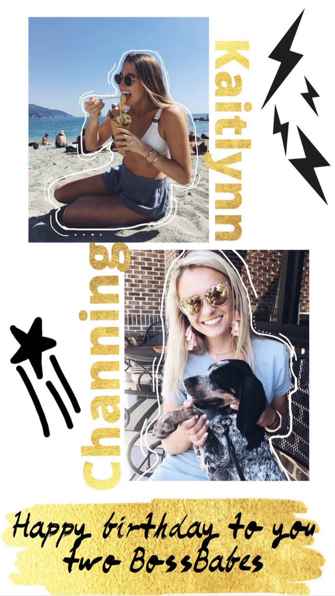 happiest of birthdays to <a href="/K_Howard13/">Kaitlynn Howard</a> and @ChanningLoftin 🤩⚡️💓