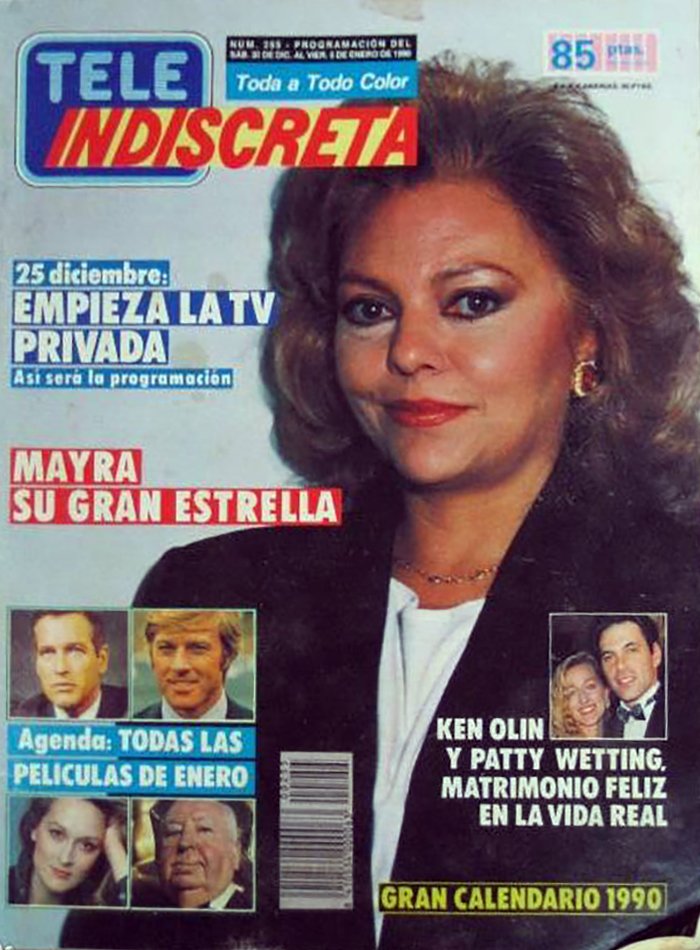 ColeccionTV's tweet image. En 1990 #TeleIndiscreta dio mucho la espalda a las series estadounidenses que tantas alegrías le habían dado en los 80. Ahora era el turno de los culebrones sudamericanos. #Cristal por ejemplo tuvo al menos 20 portadas. 
tvcoleccion.blogspot.com/2019/01/tele-i…