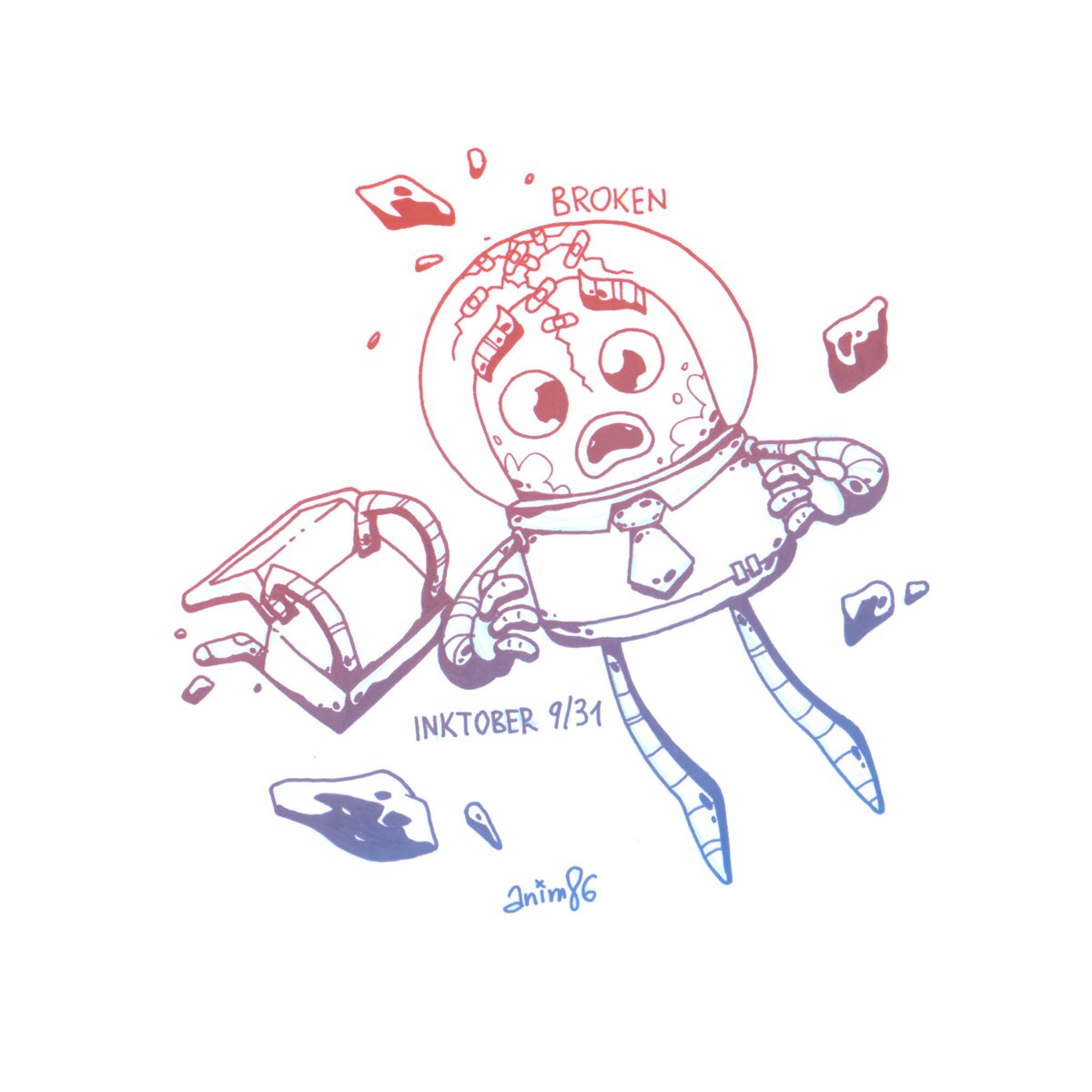 anim_86's tweet photo. #anim86 #inktiber2017 #inktober https://t.co/vPCPv14xgG