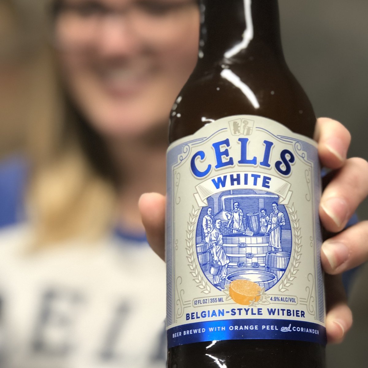 CelisBeers's tweet photo. 😎 COOL BEER FACTS: Belgium belonged to the Netherlands during the colonization of many Spice Islands, including Curacao, just north of the coast of Venezuela. Perhaps that's how the peel of the famous Curacao orange came to be a staple in white beers. #CelisWhite https://t.co/iDbHzEMI0j