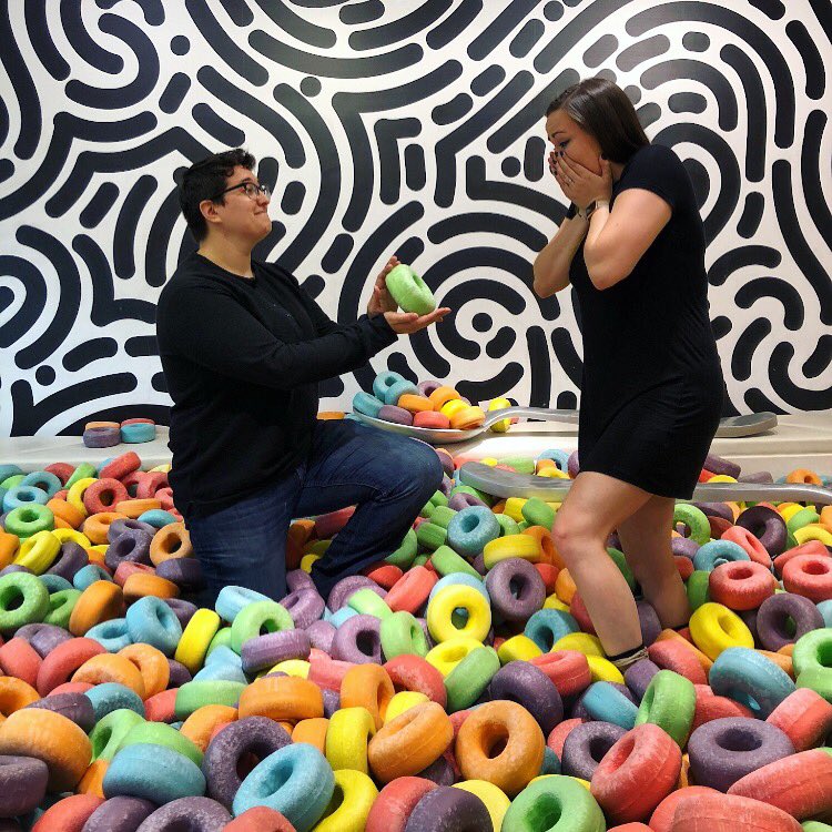 ATWWDpodcast's tweet image. Time travel is real, folks! Of course we’re still friendeloping in alternate timelines. While we were in a different reality we made sure to take some weirdass engagement photos too! Check out our epic episode on Project Pegasus &amp;amp; the Weepy-Voiced Killer out today 💍🥣🌀