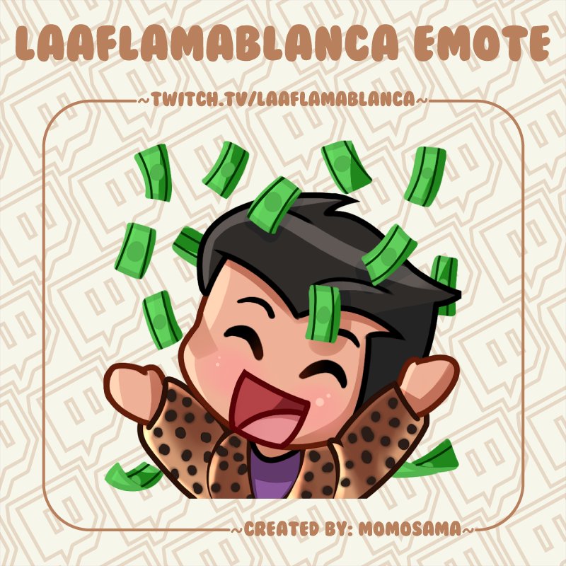 MomoSamaUwU's tweet photo. Emote for @LaaflamablancaT
🤑 ~ https://t.co/LDwgxRy6wM ~ 🤑
#beginnerdigitalartist #twitchstreamer #twitchemotes #momosama
💜👾 https://t.co/MkNgLfzCNY 👾💜 https://t.co/4UEOaad1AC