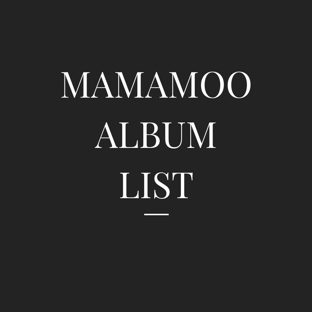 KjunkieShop's tweet photo. [HELP RT]

MAMAMOO ALBUM LIST 

🌈All are new and sealed
🌈All are free postage
🌈Preorder
🌈Can check the google for the content of the album
🌈DM to place your order

(THREAD) https://t.co/NCkfrlhAk6