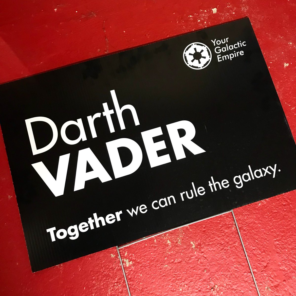 WORK_in_BC's tweet image. Spent a final day cleaning the old house &amp;amp; moving things missed to the new house and look what I found! My favourite election sign. It will come in handy this year. This sign doesn’t ever get thrown out. I use it over &amp;amp; over again.
#movingsucks #electionsigns #funnysigns #recycle