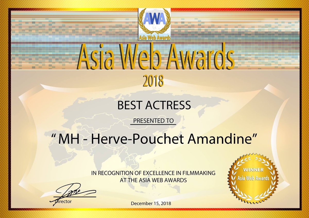 Congratulations 2nd edition Asia Web Awards 2018 #officialselection #asiawebawards #asiawebawards2018 #webseries #webdrama MH (France) #mhwebserie @mhwebserie #아시아웹어워즈