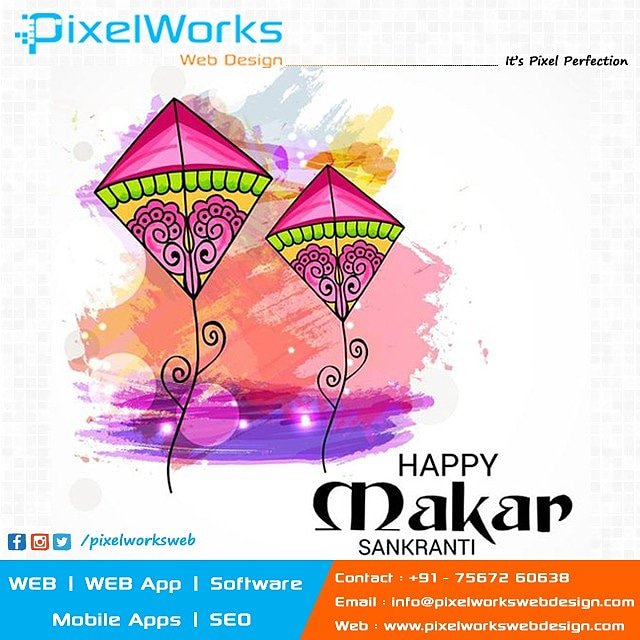 pixelworksweb's tweet photo. Lets Your Dreams Fly High Like This Kite..
#FestiveSeason #happymakarsankrati #happyutarayan #pixelworkswebdesign #websitedesign #mobileresponsivewebsitedesign #webbasedapps #ecommerce #shoppingcart #seo #smo #digitalmarketing #domain #hosting #bestwebdesignfirmbhavnagar https://t.co/yQT5PVspJu