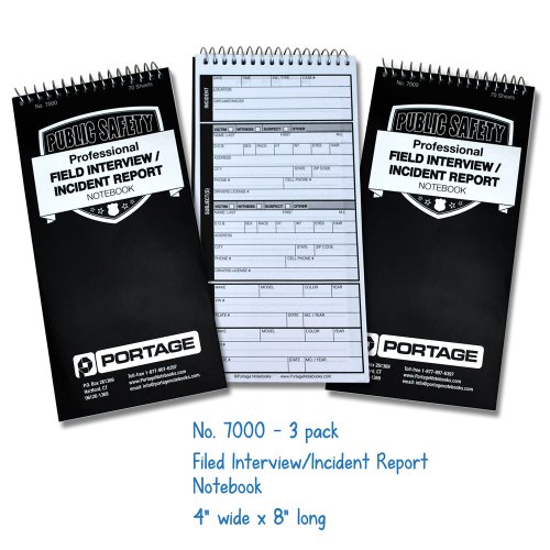 TraceyM95118365's tweet image. #notebookforprofessionals Professional Field Interview Notebook/Incident Notebook – 4” x 8” Spiral Police Notebook for Field Interviews, Incident Reports and More – 140 Pages (3 Pack) dlvr.it/Qwc1Cf