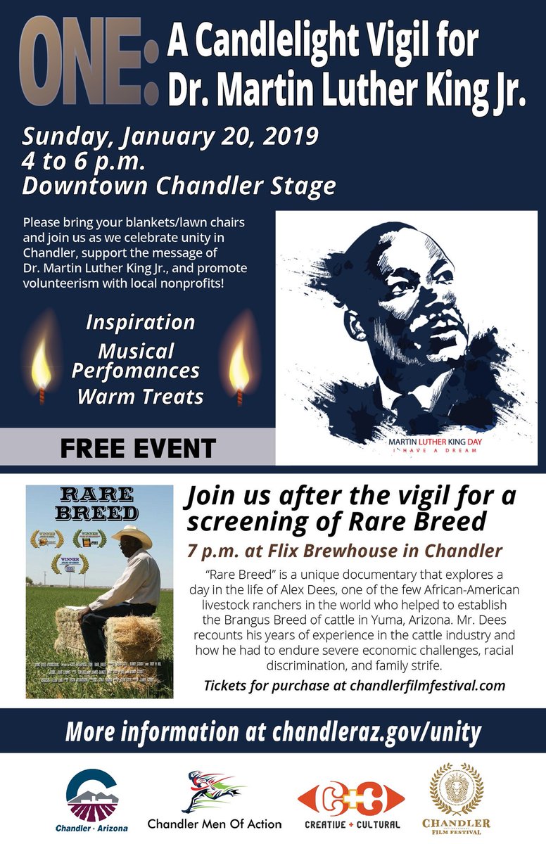 Violinist_JLevy's tweet photo. Join us on Sunday, Jan. 20th in Chandler from 4p-6p to celebrate the life &amp; legacy of MLK. I'll be playing a few songs during the program. Visit https://t.co/peg7jRB6N2 for more info @cityofchandler #MLK https://t.co/NeVWfSrNzA
