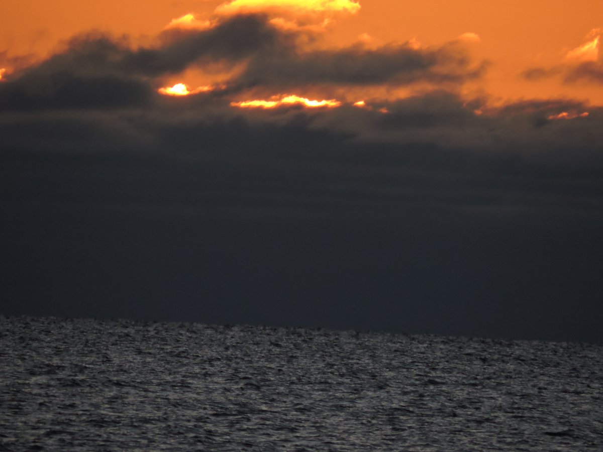 2016skipper's tweet image. Lake Michigan sunset 1/13/19.