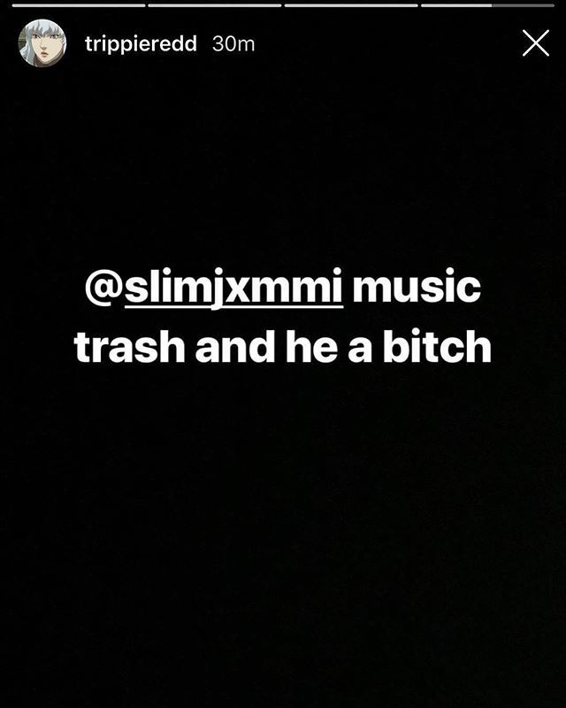 HelplessHipHop's tweet photo. #TrippieRedd had something to say about #slimjimmy quiting 😂 .
.
.
.
.
#future #youngthug #drake #travisscott #quavo #migos #cardib #nickiminaj #guccimane #hiphop #kanyewest #meekmill #offset #6ix9ine #atlanta #theshaderoom #gunna #ellamai #liluziver… https://t.co/DrcQHq50dQ https://t.co/bNzhFonCGo