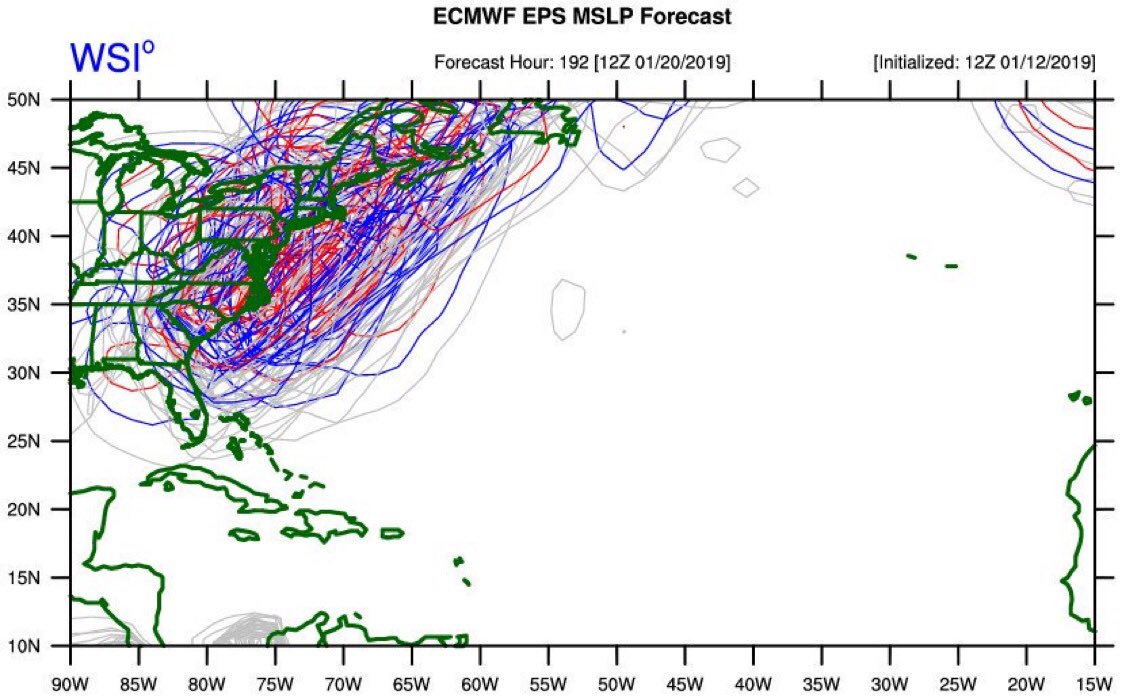 If you are trying to predict a snowstorm next weekend... Good luck. #Snowmageddon