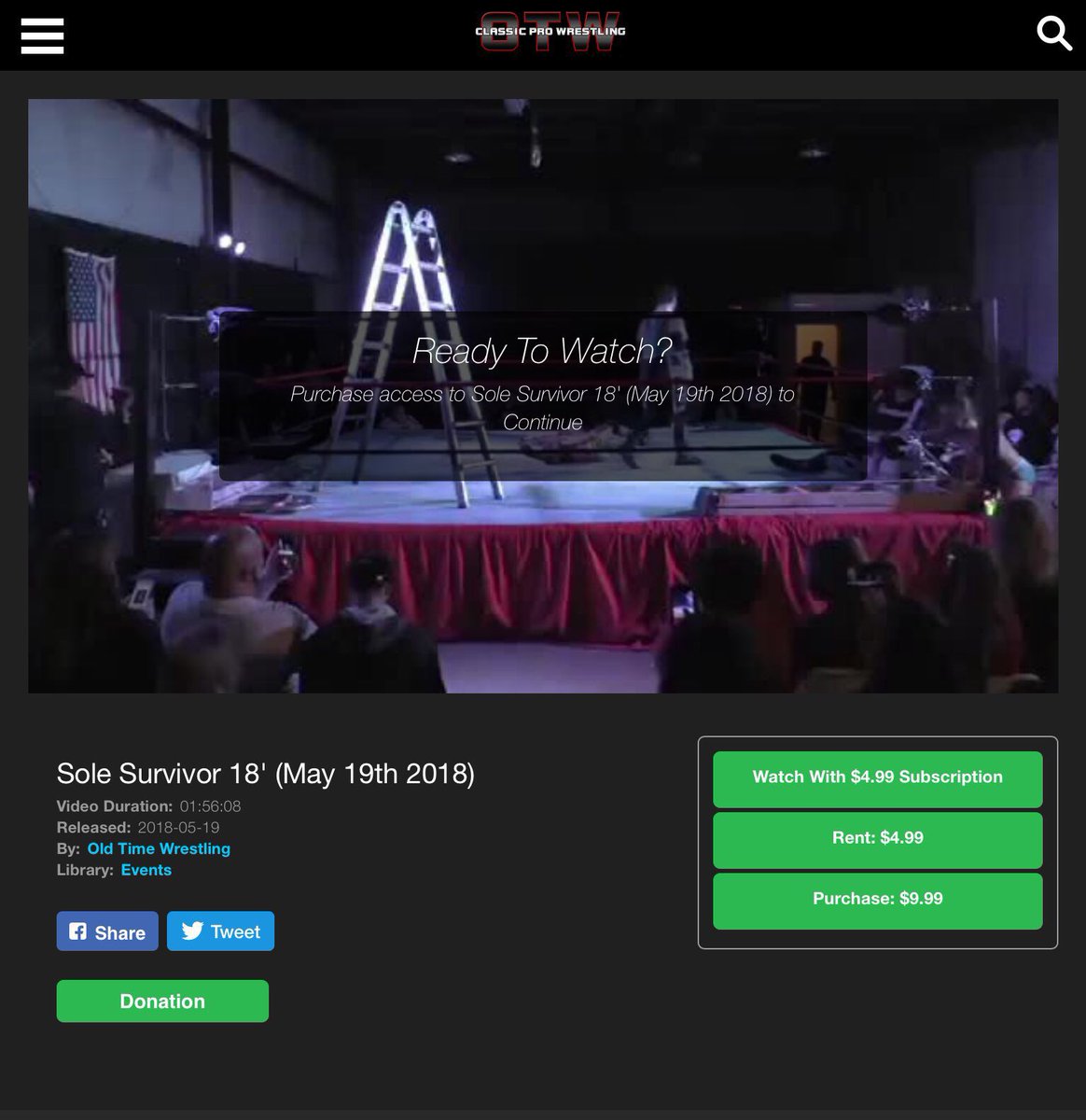 OTWupdates's tweet photo. Learn about Old Time Wrestling before going.
Check out some of OTW’s past events at our #pivotshare home.
Including #FallSlam from #StocktonUniversity & Thelast Event At The OTW Arena, #SoleSurvivor 2018.
Just go to, https://t.co/w5dvXo9nsg
@OTWupdates
https://t.co/EqPEfWm3wR https://t.co/0CR6q69Ohc