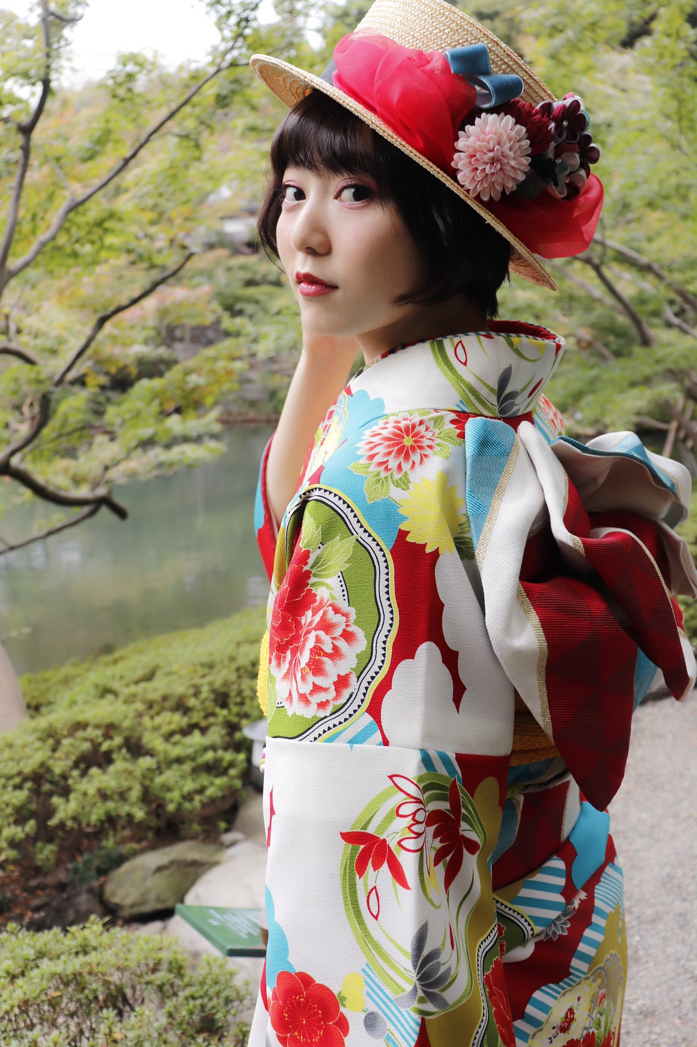 私立恵比寿中学　エビ中　安本彩花　生写真　サイン　振袖 私立恵比寿中学（えびちゅう） в X: „#成人の日 #安本彩花