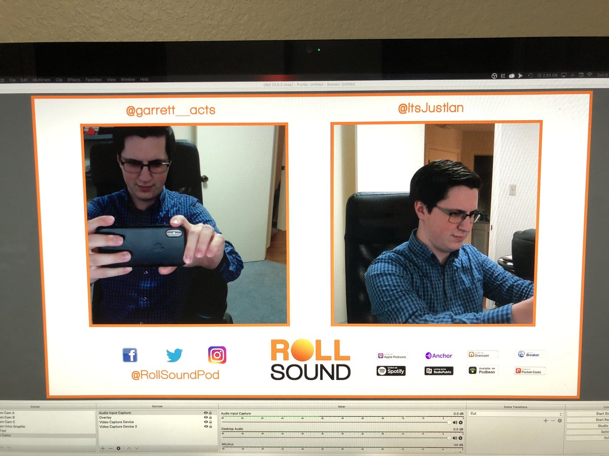 RollSoundPod's tweet photo. Testing things out, making sure everything works because TOMORROW WE GO LIVE! Streaming on twitch, anything can happen! #twitch #live #streamingvideo #RollSound https://t.co/bKqJTEy61p