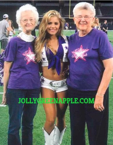 JollyGreenApple's tweet image. Here's a photo of a current Cowboys cheerleader with two cheerleaders from their last Superbowl Team ----- #DallasCowboys #YouThemHoes #Cowboys #CowboysNation #Saints #Chargers #Chiefs #Eagles #Colts #Rams #NFL #AFC #NFC #Bakersfield #Sacramento #SuperBowl #Playoffs