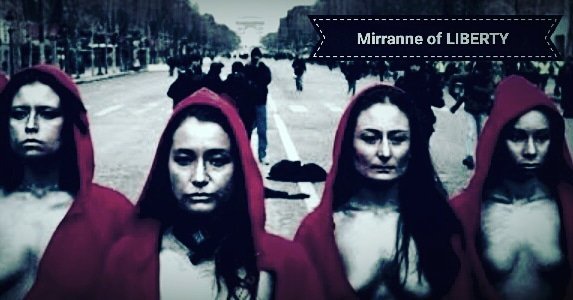slugabuny's tweet photo. @FredOneonine It is a pic of the Maryanne
Bear breasted women who
Nursed wounded soldiers in battle 
Often depicted in red capes as tgey were always covered in blood 
Rumored to be nude to distract enemy combatants 
#QArmy #qanon #barebreasted #marrianne https://t.co/Z6ITHuz29Y