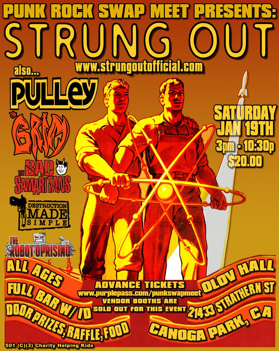 DestructionMade's tweet photo. Punk Rock Swap Meet is Saturday, January 19th! Advanced tix https://t.co/4IVRZNBdjh Retweet https://t.co/zJgG4VlnQM