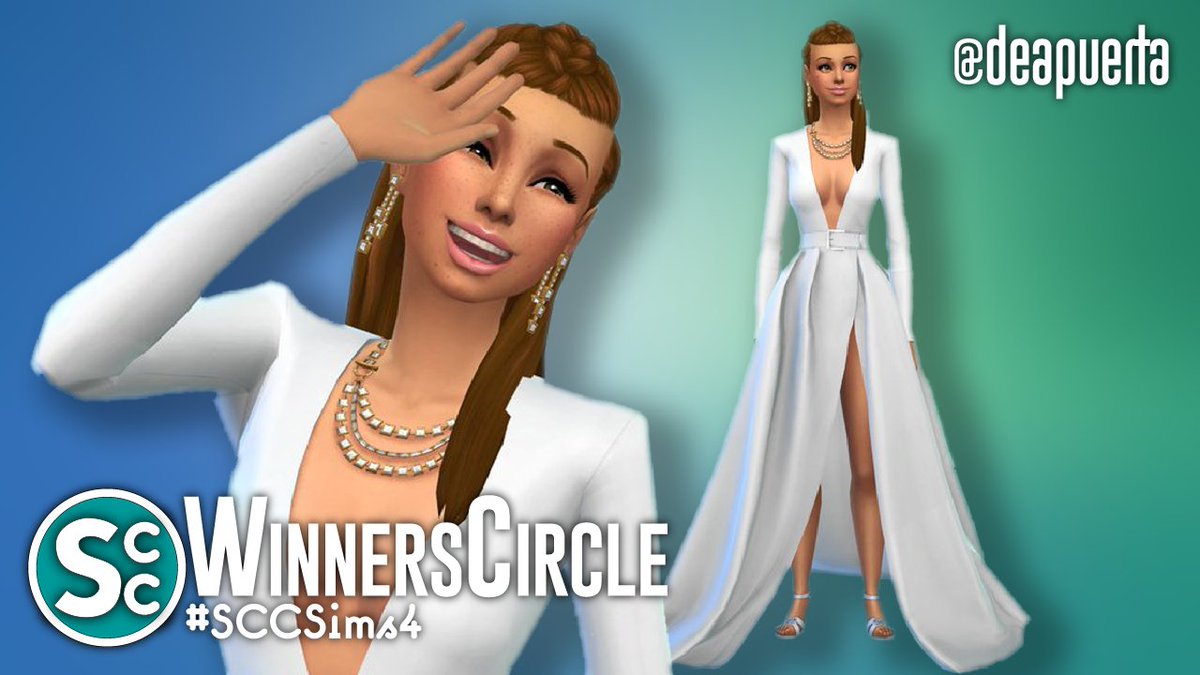 SimsCreatorsCom's tweet photo. Let's welcome @deapuerta to the #SCCWinnersCircle for her beautiful Black Tie Event Look in #SCCSims4!
๐ฅ๐๐
๐๐๐๐๐๐ถ๐๐๐๐ถ๐๐พ๐๐๐!
https://t.co/ZRstUC6crz https://t.co/Um6ghZQCME