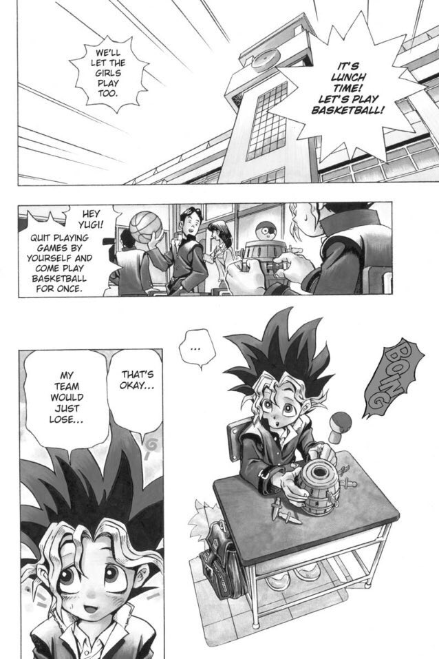 Kazuki Takahashi’s early art is a fascinating combination of ugly, uncanny and cartoony all at the same time.From Tristan’s creepy faces to Yugi’s noseless expressions.