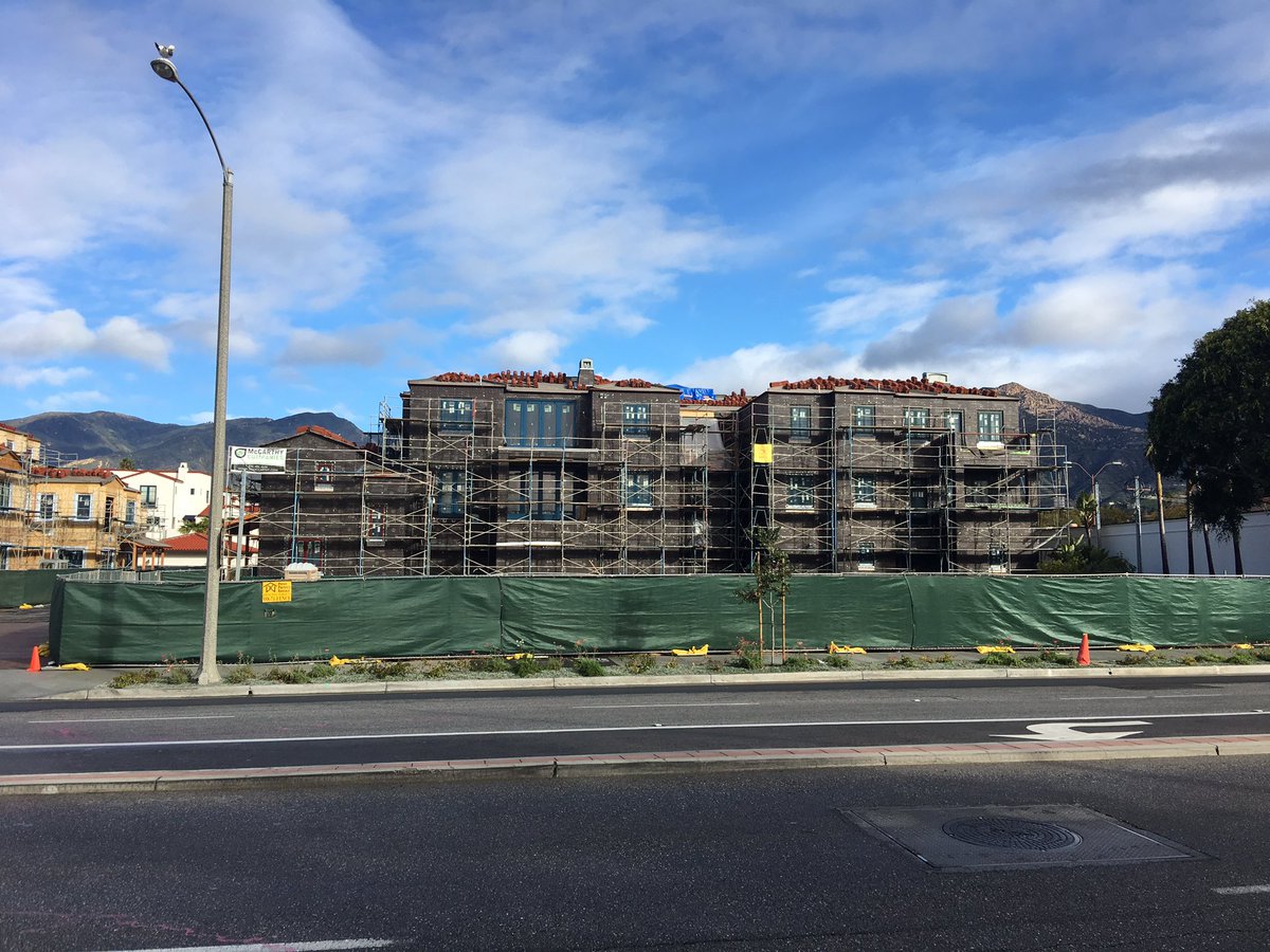 Goodbye 👋 mountain ⛰ views in #SantaBarbara