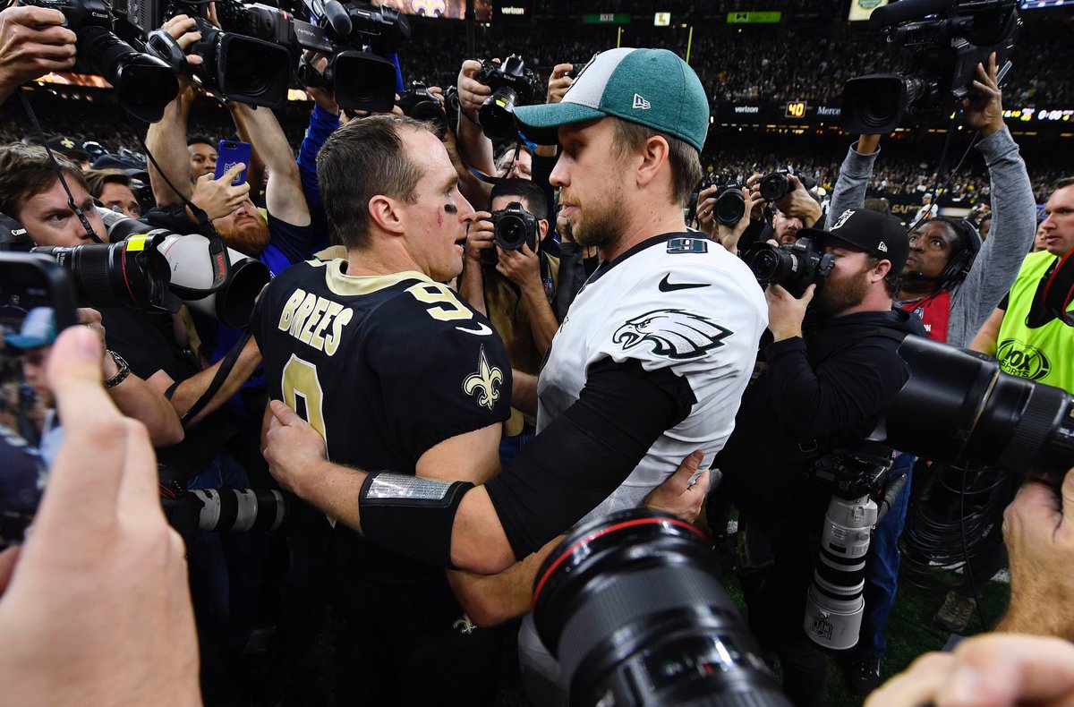 Saints's tweet image. Westlake High School represented well today #PHIvsNO