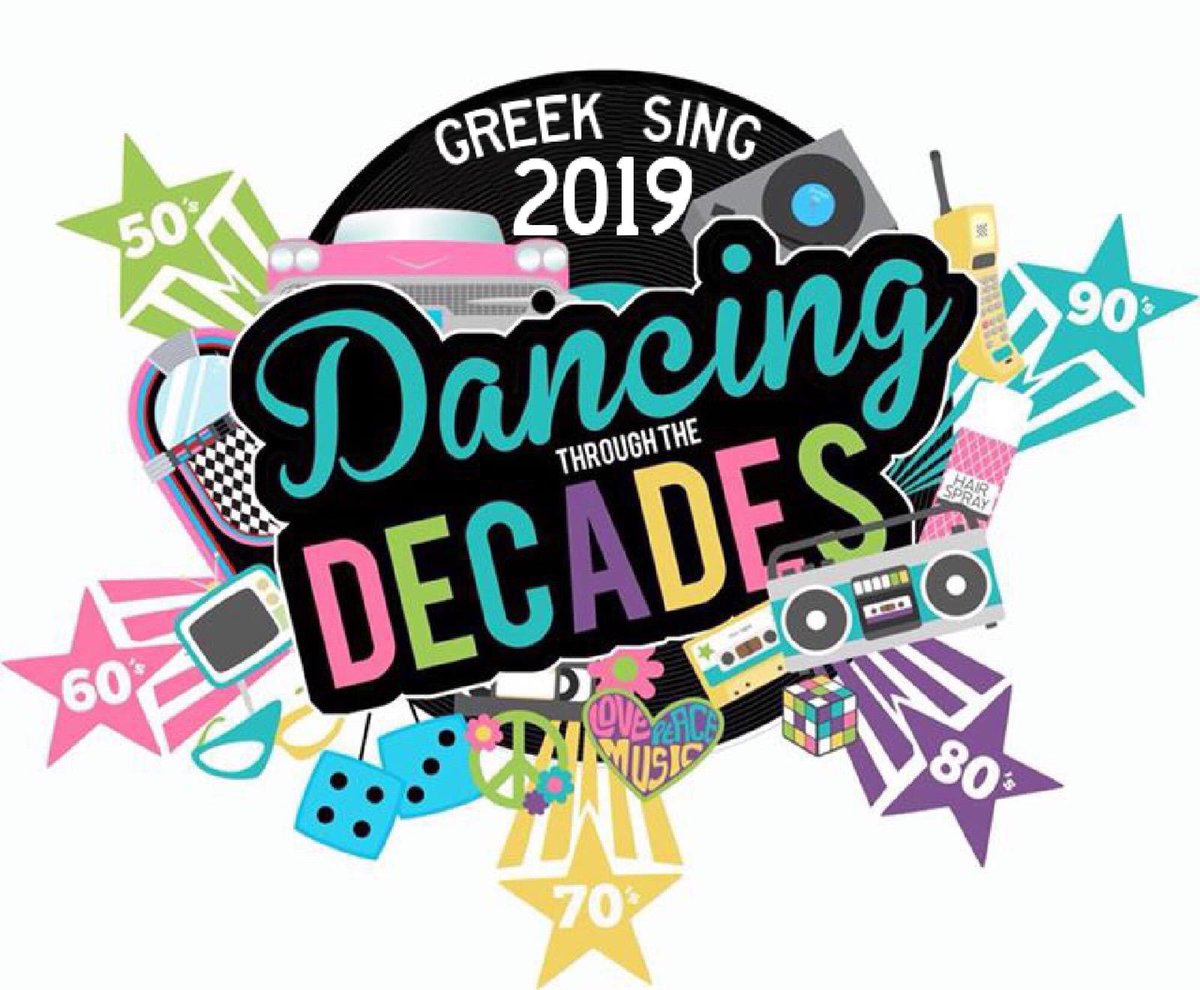 🥁🥁 Greek Sing 2019's theme is Dancing Through the Decades!!! 🕺💃😎