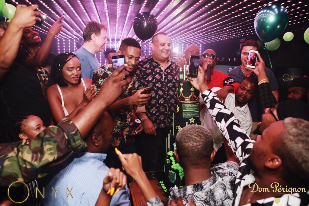 Onyx_Sandton's tweet photo. A celebration fit for a king 🎉 Biggest of birthday shout outs go out to the boss. Our #LordOfTheNight 💎 https://t.co/WnNClBBtfP
